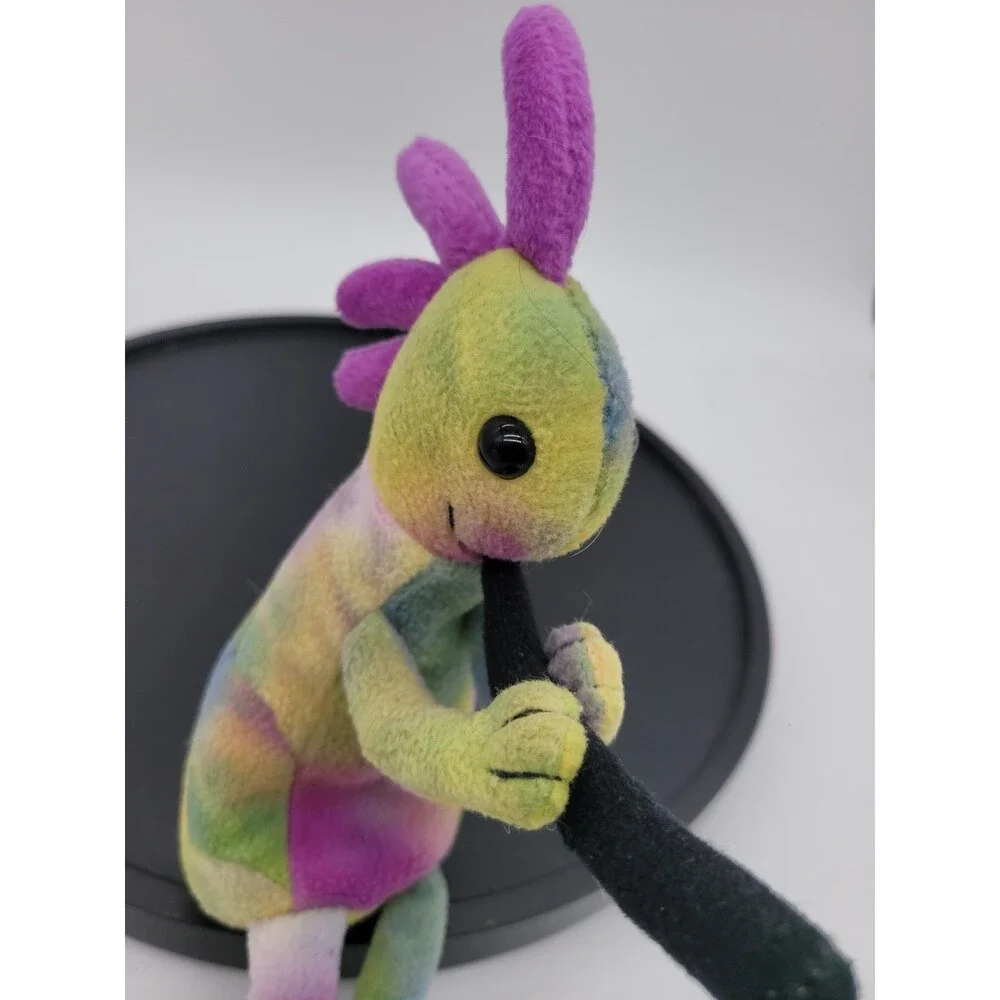 Vintage 1998 Plush Stuffed Kokopelli Bean Doll Playing Flute Multi-colored